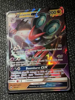 Pokemon TCG Noivern GX Holo Ultra Rare Card Burning Shadows 99/147 NM Condition - Image 3