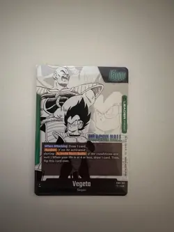 Vegeta FB04-051 Leader Gold Manga Booster 01 Dragon Ball Card English Fusion Wor - Image 2