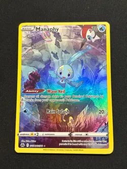 Pokemon Cards Manaphy GG06/GG70 Crown Zenith Galarian Gallery Holo - Image 1