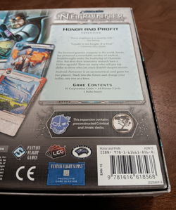 Android Netrunner: The Card Game - Honor & Profit Expansion (Used - Complete) - Image 3