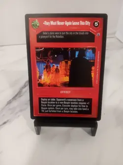 Star Wars CCG They Must Never Again Leave This City Reflections III 3 Card - Image 1