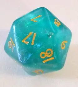 MTG Lorwyn Eclipsed Oversized D20 spindown life counter dice - Image 2