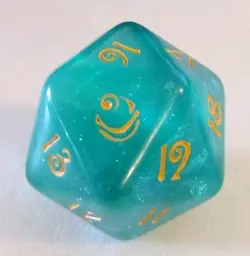 MTG Lorwyn Eclipsed Oversized D20 spindown life counter dice - Image 3