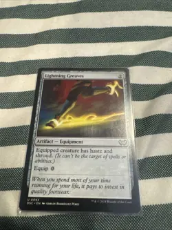 Lightning Greaves Commander: Duskmourn: House of Horror Regular - Image 1