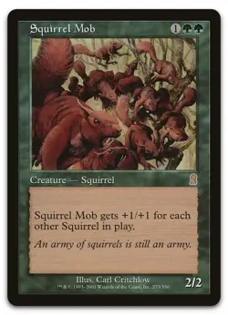 Squirrel Mob #273 (LP) Odyssey ODY Magic MTG commander staple edh - Image 1