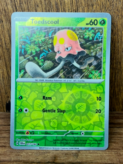 Pokemon TCG Stellar Crown Toedscool Reverse Holofoil 017/142 NM - Image 1