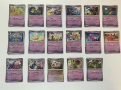 Complete Reverse Holo Set Pokemon SV Paradox Rift 162 Card Lot c/u/r - Image 5