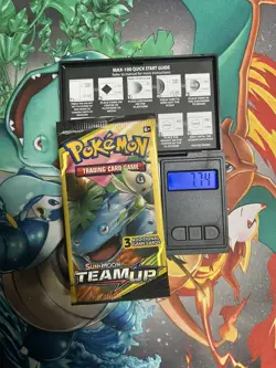 Pokemon TCG Sun & Moon Team Up Mini Booster Pack Venusaur & Celibi Sealed 7.74G - Image 1