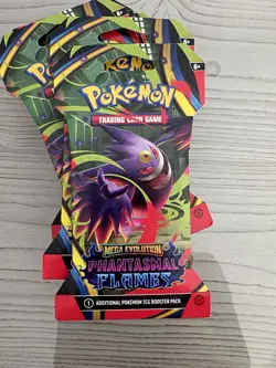 Lot Of 10 - Pokemon TCG Phantasmal Flames Sleeved Booster Packs Pokemon Sealed - Image 3