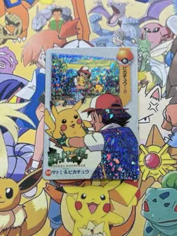 Pokemon Holo Vintage Pocket Monsters Vending Prism Sticker Nintendo collections - Image 1