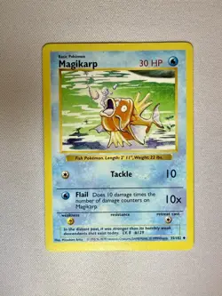 Pokemon TCG Magikarp SHADOWLESS Card 35/102 1999 WoTC Base Set - Image 1