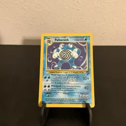 Pokemon TCG Polywrath Holo Rare Base Set 2 015/130 LP - Image 1