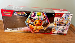 NEW Sam’s Club Pokemon Prismatic Evolutions Surprise Box & Booster Bundle SEALED - Image 1