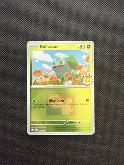 Bulbasaur Pokemon Day 2026 Play Stamped Reverse Holo MEG 001/132 Pokemon TCG NM - Image 1
