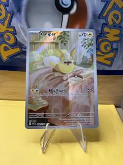 Pokemon TCG: Yamper #99/94 Mega Evo 02: Phantasmal Flames Holo illustration Rare - Image 1