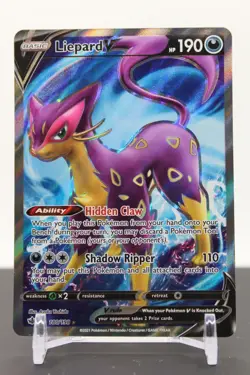 Liepard V (Full Art) 180/198 Holo - Pokemon SWSH06: Chilling Reign - Image 1