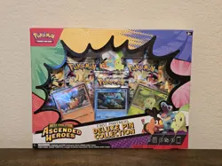 Pokemon TCG: Mega Evolution Ascended Heroes Deluxe Pin Collection + Larry&Erika - Image 2