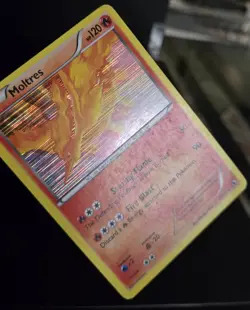 Pokemon TCG - MOLTRES - 22/113 - HOLO - RARE - BW LEGENDARY TREASURES 2013 - MP - Image 2