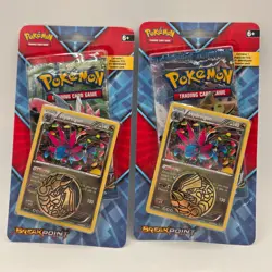 2X Pokemon TCG XY Breakpoint Packs w/ Promo Coin SEALED - Image 1
