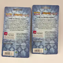 2X Pokemon TCG XY Breakpoint Packs w/ Promo Coin SEALED - Image 3