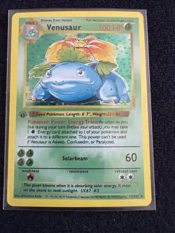 Pokemon 3pcs Set Charizard, Blastoise, Venusaur Holo Fan Art/Gift/Display - Image 4