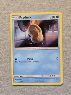 Psyduck 7/18 Holo Pokemon TCG Detective Pikachu - Image 1