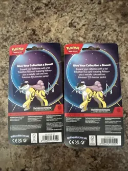NEW Pokemon Mega Evolution & Phantasmal Flames 2-Pack Blister Sealed - Raikou - Image 2
