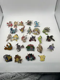 Ultra Rare Official Pokemon Pins Lapel Pins B ULK LOT x10 - Image 1