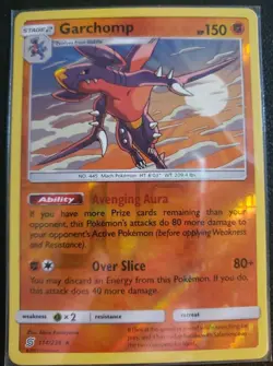Garchomp 114/236 Reverse Holo Rare Pokemon 2019 Unified Minds - LP - Image 1