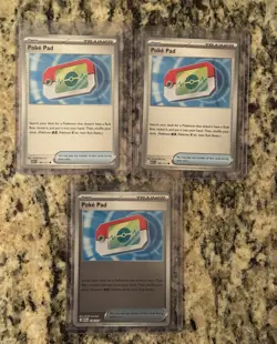 Pokemon TCG Poke Pad 198/217 Ascended Heroes Lot of 3 NM two commons and reverse - Image 1