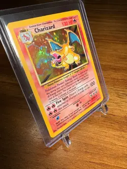 Charizard 4/102 Base Set Holo Pokemon TCG LP/MP - Image 3