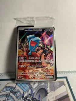 Team Rocket's Wobbuffet 203 Promo - Destined Rivals Holo NM Sealed Pokemon TCG - Image 1