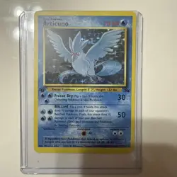 Pokemon Articuno 1st Edition Fossil Holo 2/62 NM - Image 1