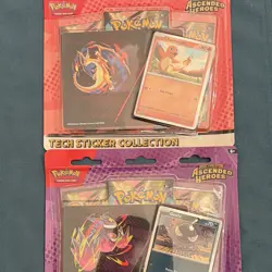 Pokemon Mega Evolution-Ascended Heroes Tech Sticker Lot Charmander Gastly - Image 1