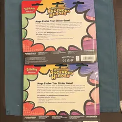 Pokemon Mega Evolution-Ascended Heroes Tech Sticker Lot Charmander Gastly - Image 2