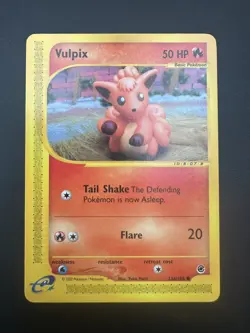 Pokemon Vulpix 136/165 Expedition Non-Holo 2002 E Reader - Image 1