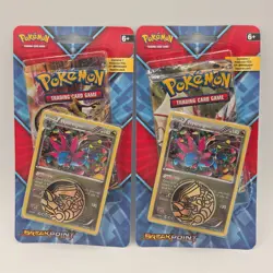 2X Pokemon TCG XY Breakpoint Packs w/ Promo Coin SEALED - Image 1