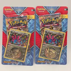 2X Pokemon TCG XY Breakpoint Packs w/ Promo Coin SEALED - Image 1