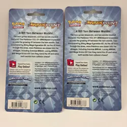 2X Pokemon TCG XY Breakpoint Packs w/ Promo Coin SEALED - Image 3