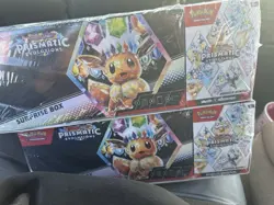 Lot Of 2 Pokemon Prismatic Evolutions Surprise Box+Booster Bundle Sams Club Set - Image 1