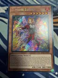 Yugioh Elfnote Lucina Secret Rare BPRO-EN010 Near Mint - Image 1