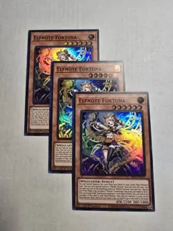 3x Elfnote Fortuna 1st Edition Super Rare BPRO-EN012 Yu-Gi-Oh! - Image 1