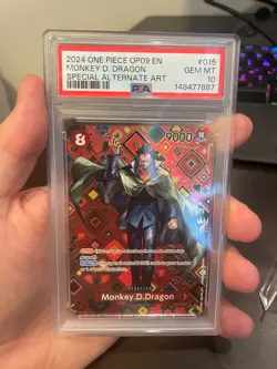 PSA 10 Monkey D. Dragon SP OP09 One Piece English GEM MT 10 - Image 3