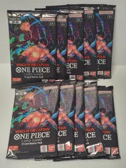One Piece Op-06 Wings Of The Captain x10 Sealed Booster Packs - Image 1