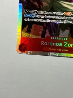 Roronoa Zoro ST21-015 Foil SR Gear 5 EX Starter Deck 21 - Image 4