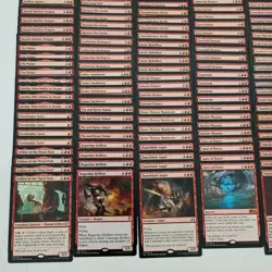 250 Magic the Gathering Red Rare/Mythic Mix Card Lot.. - Image 4