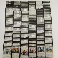 246 Magic the Gathering White Rare/Mythic Mix Card Lot.. - Image 1