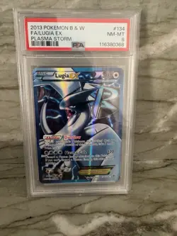 Lugia EX 134 Plasma Storm 2013 PSA 8 NM-MT Pokemon Card - Image 1