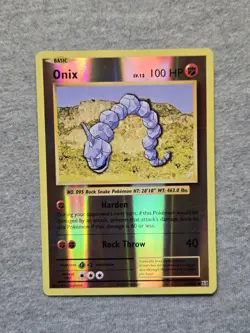 ONIX 61/108 Reverse Holo XY Evolutions Pokemon Card - Image 1