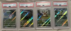 Pokemon TCG CBB2C, EEVEE Evolution ,Full Art Holo Card’s PSA 10’s Sequential Set - Image 1